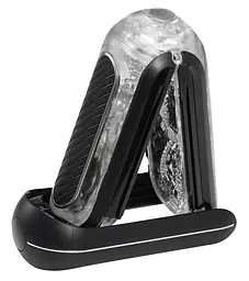 Мастурбатор Tenga Flip Zero Gravity Electronic Vibration 18 см чорний - мініатюра 3