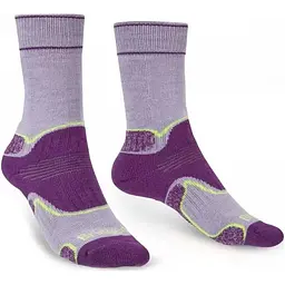 Шкарпетки Bridgedale Hike MW Merino Performance Boot Wmns Pattern Lilac/Purple S (1053-710280.283.S)