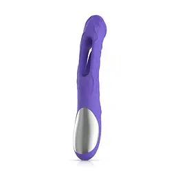 Вібратор Good Vibes Only Flax G-Spot, 25.1 см (фіолетовий) - мініатюра 5