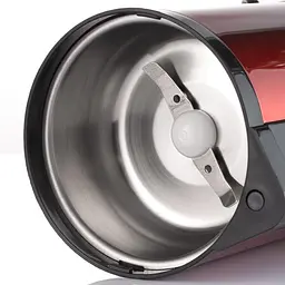 Кавомолка електрична BITEK BT-7101R 1200W з контейнером для зерен 300 мл, Потужний подрібнювач кави та спецій з нержавіючої сталі - мініатюра 3