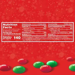 Драже M&M's Milk Chocolate Holiday Blend Red & Green Christmas Candy 1077.3 г - мініатюра 6