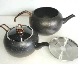 Двоярусний чайник O. M. S. Collection 8210-L Bronze (1,6/3 л) - мініатюра 7