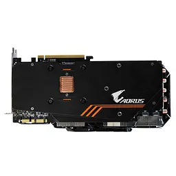 Відеокарта Gigabyte GTX 1080 8Gb Aorus (GV-N1080AORUS-8GD) (GDDR5X, 256 bit, PCI-E 3.0 x16) Б/в - мініатюра 5