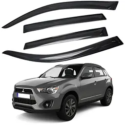 Дефлектори вікон вітровики для Mitsubishi ASX / Outlender Sport / RVR III 2010- Acrylic