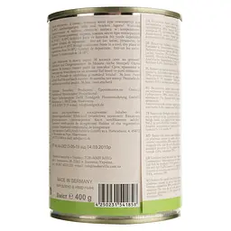 Вологий корм для котів Baskerville Holistic Kalb und Lachs Телятина і лосось з пастернаком і крес-салатом, 400 г - мініатюра 2