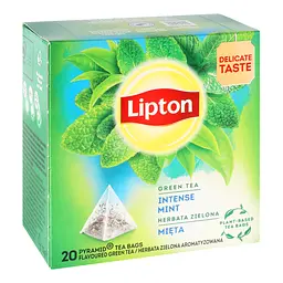 Чай зелений Lipton Intense Mint, 32 г (20 шт. х 1.6 г) (917454) - мініатюра 3