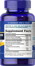 Натуральна добавка Puritan’s Pride Super Snooze with Melatonin 100 капсул - мініатюра 2