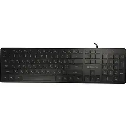 Клавіатура Balance LQ UA, Black, USB, RGB підсвічування Defender teh0028297