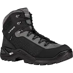 Черевики чоловічі Lowa Renegade Warm GTX Mid 45 Чорний-Сірий - мініатюра 5