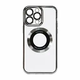 Магнітний чохол XON PhoneCase Magnetic для iPhone 13 Pro (PCMC1113300G 68086) Сірий/Прозорий