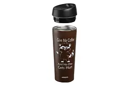 Термочашка Ardesto Coffee time Raccoon 450 мл коричневий - мініатюра 2