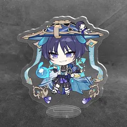 Акрилова колекційна фігурка Chibi Геншин Імпакт - Genshin Impact (Мандрівник Скарамуччі) 2 10 см