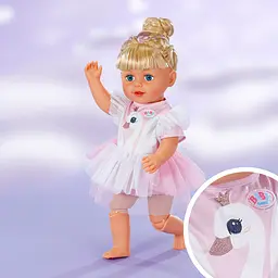Одяг для ляльки Baby Born Сукня з лебедем (841099) - мініатюра 3