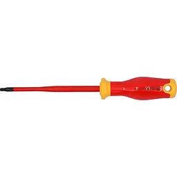 Викрутка з шліцом Yato Torx діелектрична ізольована T20х 125/223 мм оголений шліц 17 мм (YT-282671)