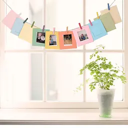 Набір фоторамок Fujifilm з прищіпками для Instax Mini (12, 11, 40, 70, 90, 99, EVO, Link, Liplay) Polaroid 300, Z2300, 10 шт - мініатюра 7