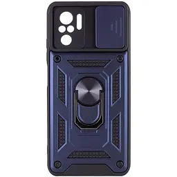 Чохол Ummi Camshield Serge Ring для Xiaomi Redmi Note 10 / Note 10s / Poco M5s Синій / Navy