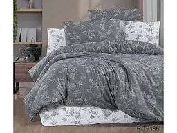 Комплект постільної білизни з компаньйоном (R-T9186) Євро TAG tekstil pbe0036611 - мініатюра 2