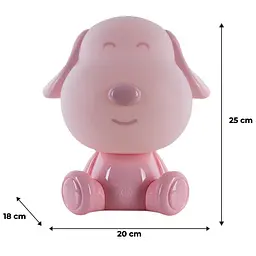 Світильник-нічник  Kite LED з акумулятором Doggy рожевий (K24-491-3-2) - мініатюра 5