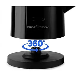 Електрочайник Profi Cook PC-WKS 1243 Black - мініатюра 4