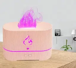 Зволожувач повітря з камінням Aroma Diffuser UV-2 FT-1923 Рожевий - мініатюра 4