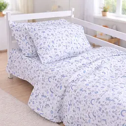 Підковдра MirSon Ranforce Elite Tiny Unicorn blue 110х140 см (2200012579206) - мініатюра 2