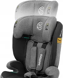 Автокрісло Sesttino Rocker 9-36 кг Isofix Grey - мініатюра 3