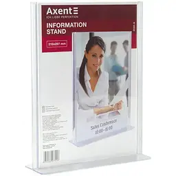 Табличка інформаційна двостороння Axent А4 4540-А