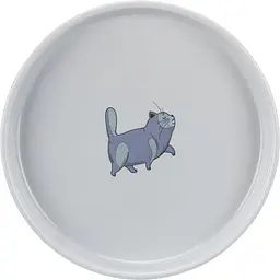 Миска Trixie для котів пласка та широка 600 мл d:23 см керамічна - мініатюра 2