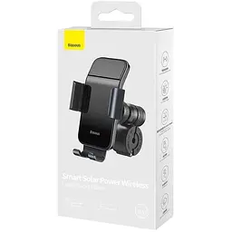 Тримач BASEUS Smart Solar Power Wireless Cycling Electric Holder (SUZG010001) - мініатюра 3