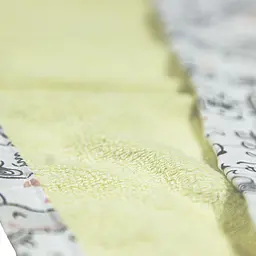 Пелюшка непромокальна Еко Пупс Eco Cotton Бегемотики-пташки двостороння 50х70 см біло-сіра - мініатюра 3