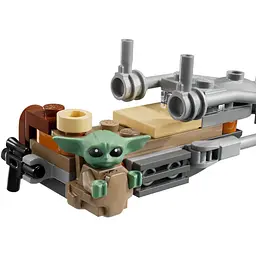 Конструктор LEGO Star Wars Швидкісний мотоцикл Мандалорця й Ґроґу 58 деталей (75436) - мініатюра 2
