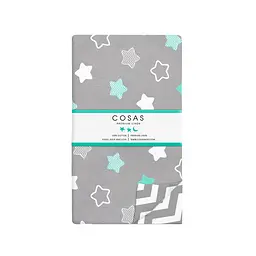 Підковдра дитяча Cosas Grey Stars 110х140 см сіра (StarZig_ZigGrey_140q)