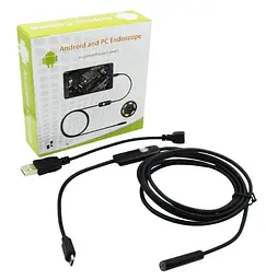 Камера Ендоскоп Android та PC Endoscope, гнучка USB-камера (100P) 3.5 м