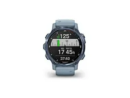 Смарт-годинник Garmin Descent Mk2S Mineral Blue with Sea Foam Silicone Band (010-02403-07) - мініатюра 3