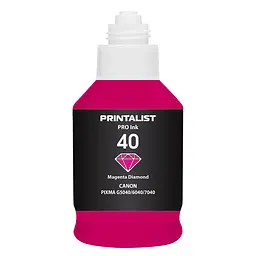Чорнило PRINTALIST GI-40 для Canon G5040/G6040 190г Magenta водорозчинне (PL40M) - мініатюра 7