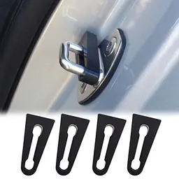 Упор замка дверей Volkswagen, Audi, Skoda чорний 11х10х1см гума 4E4837763 4шт (демпфер) - мініатюра 2