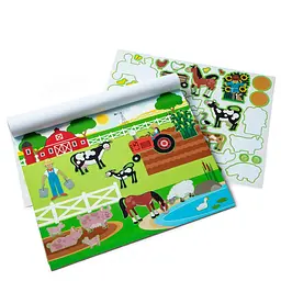Набір багаторазових наліпок Melissa & Doug Середовище проживання тварин (SM93209/6836) - мініатюра 3