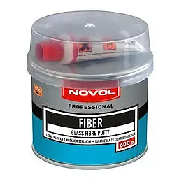 Шпаклівка Novol FIBER зі скловолокном тисяча двісті двадцять дві 0,6кг - мініатюра 2