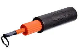 Масажний ролик (роллер) набір 3в1 PowerPlay 4022 Therapy Roller Чорно-помаранчевий (PP_4022) - мініатюра 2