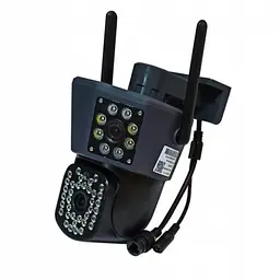 Поворотна вулична WIFI камера відеоспостереження 9MP, 3 об'єктиви C360 home - мініатюра 4