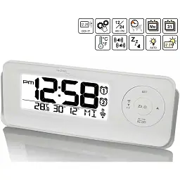 Годинник настільний Technoline WT498 White (WT498) - мініатюра 4