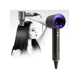 Фен стайлер для волосся Kemei 5 в 1 Supersonic Premium Magic Hair 1600 Вт 5 насадок Фіолетовий (HD07F) - мініатюра 10