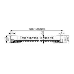Шланг для душу Imprese LSR SS 1700 мм anti-twist black matt f03600110SF, Чорний матовий - мініатюра 2