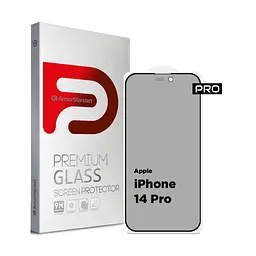 Скло захисне Armorstandart Pro Anti-spy Matte Apple iPhone 14 Pro Black (ARM68604)