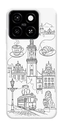 TPU чохол Demsky Lviv spirit для ZTE Blade A55 4G