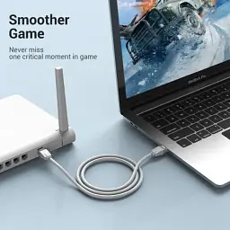 Патч-корд 1м, UTP cat 6 RJ-45 gray Vention (IBEHF) - мініатюра 3