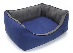 Лежак для собак та котів Zoo-hunt Loft синій №1 300х400х180 мм - мініатюра 3