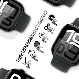 Плівка захисна Armorstandart Matte hydrogel Apple Watch 10 42mm 6 pcs (ARM91989) - мініатюра 2