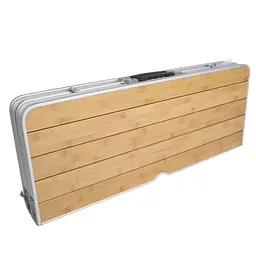 Стіл Bo-Camp Bamboo Brown/Silver (1404800) - мініатюра 2