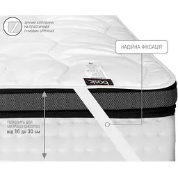 Наматрацник Sonex Basic Platinum 160х200 см (SO102339) - мініатюра 2